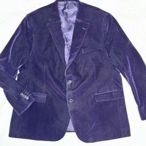 Purple Velvet Sports Coat